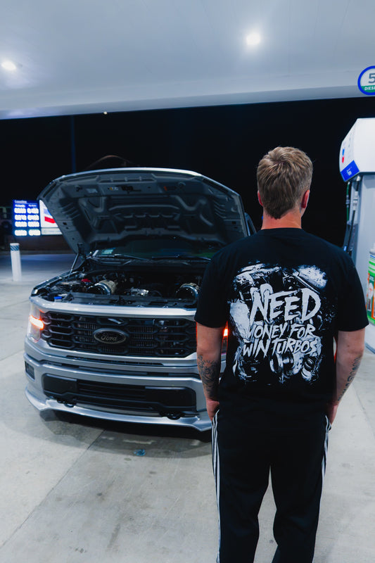 Heavyweight Need Money For Twin Turbos Tee